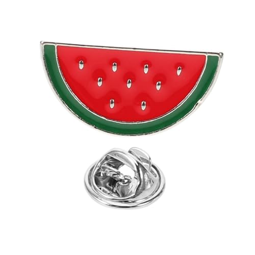 PartyKindom Wassermelonen Brosche Pin aus Niedliche Cartoon Anstecknadel für Kleidung Schal Kleid Dekorativer Stabiler Halteclip Wiederverwendbar Modisches Accessoire für Damen von PartyKindom