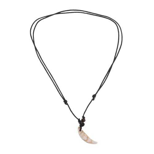 PartyKindom Retro Zahn Schmuck Acryl Zahn Halskette Für Männer Frauen Einzigartige Halskette Für Jungen Mädchen von PartyKindom