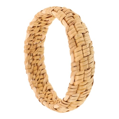 PartyKindom Wunderschöner Weißer Geflochtener Armreif Damen Rustikales Ethno design Leicht und Langlebig Handgefertigter Geflochtener Schmuck als Geschenk für Geburtstag Muttertag Hochzeit von PartyKindom