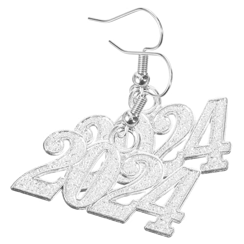 PartyKindom Year Dangle Ohrringe Damen Haken Ohrschmuck Leicht Elegant Verstellbar für Festliche Anlässe und Geschenkideen von PartyKindom