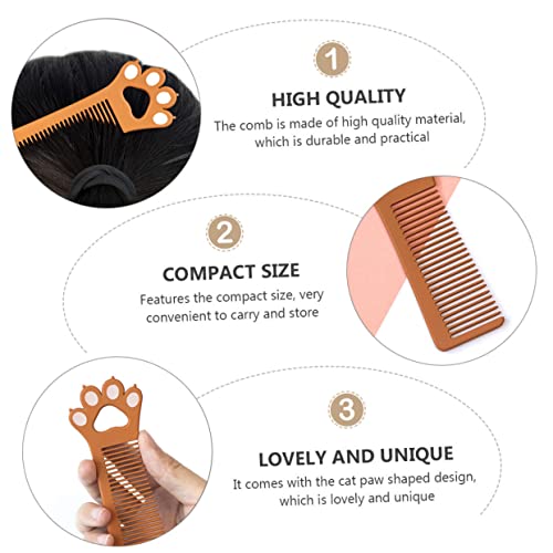 PartyKindom Zinklegierung Katzenpfoten Haarkamm Leicht Tragbar für Mädchen und Praktisches Styling tool zur Haarentwirrung und Frisurgestaltung Hautfreundlich und Langlebig Geschenk von PartyKindom