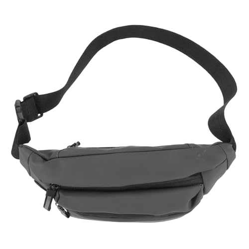 PartyKindom wasserdichte Herren Bauchtasche Outdoor Fanny Pack aus Robustem Oxford mit Reißverschluss Modische Gürteltasche für Freizeit Reisen und Sport Splashproof und Strapazierfähig von PartyKindom