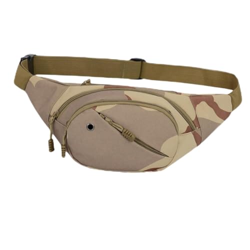 PartyKindom wasserdichte Outdoor Bauchtasche mit Verstellbarem Gürtel Multifunktionale Handytasche im Camouflage Design für Damen und Herren für Reisen Wandern Camping und Alltag von PartyKindom