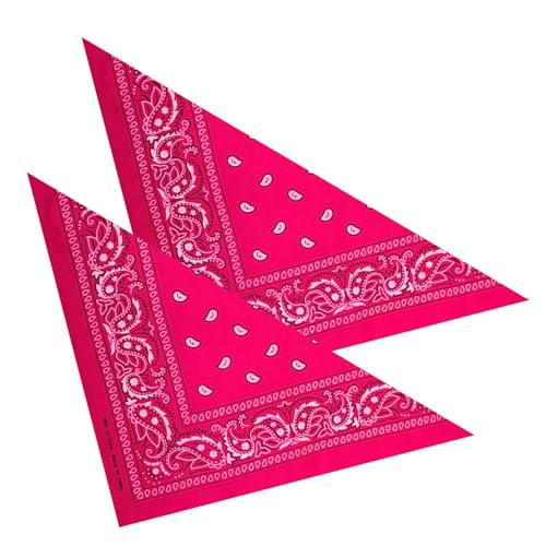 2er Set Niki-Halstuch Bandana Halstuch – Kopftuch, Haarband, Gesichtstuch oder Schal – Paisley Muster – Damen, Herren & Kinder Farbe Fuchsia BA-93 2er Set Niki-Halstuch Bandana Halstuch – Kopftuch, Haarband, Gesichtstuch oder Schal – Paisley Muster – Damen, Herren & Kinder Farbe Fuchsia BA-93 von PartyMagix