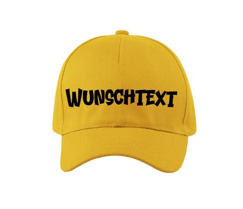 Basecap mit Wunschtext – Personalisiert & Bedruckt – Baseball Cap individuell gestalten – Größenverstellbar – Geschenk für Männer & Frauen – Personalisierbare Kappe von PartyMagix
