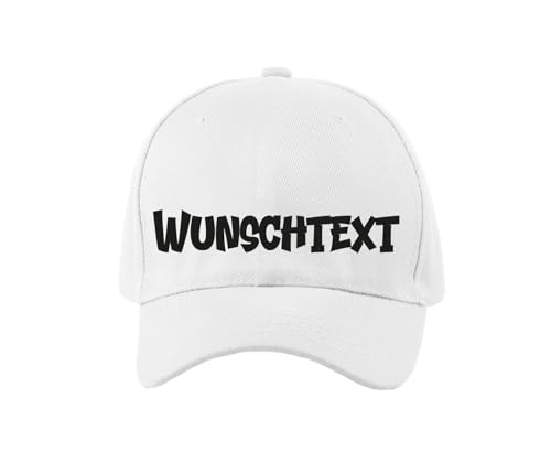 Basecap mit Wunschtext – Personalisiert & Bedruckt – Baseball Cap individuell gestalten – Größenverstellbar – Geschenk für Männer & Frauen – Personalisierbare Kappe von PartyMagix