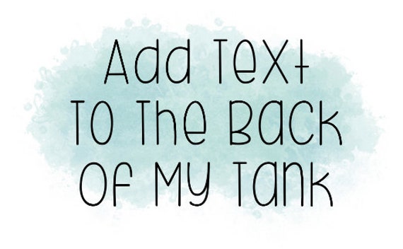 Fügen Sie Text Auf Der Rückseite Des Benutzerdefinierten Tank Top, Hochzeit Shirt, T-Shirt Trauzeugin Braut Squad Bachelorette Party Top von PartyTopShop