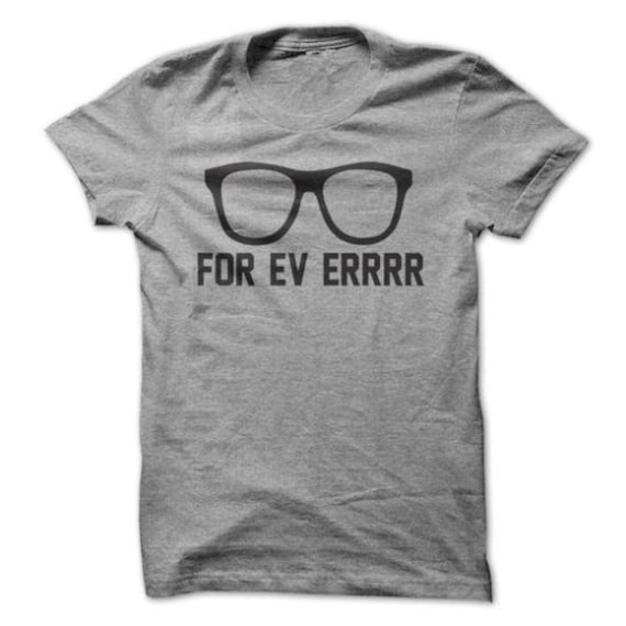 Für Ev Errrr T-Shirt-Design - Heather Grey Shirt Mit Print Schwarz von PartyUgly
