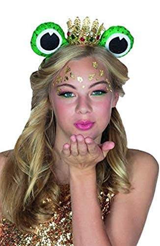 PartyXPeople Froschkönig Haarreif Erwachsene grün-gold 4150504 - STD von PartyXPeople