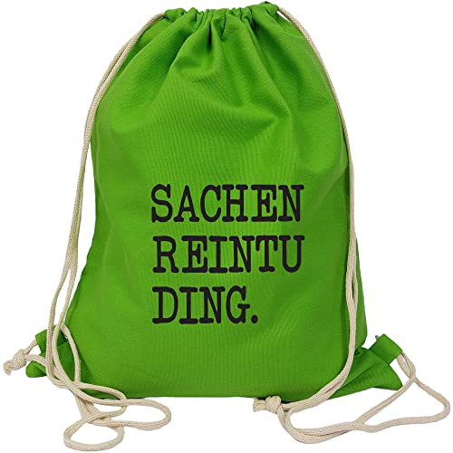Partybob Spruch-Beutel Sachen Reintu Ding (Grün) von Partybob