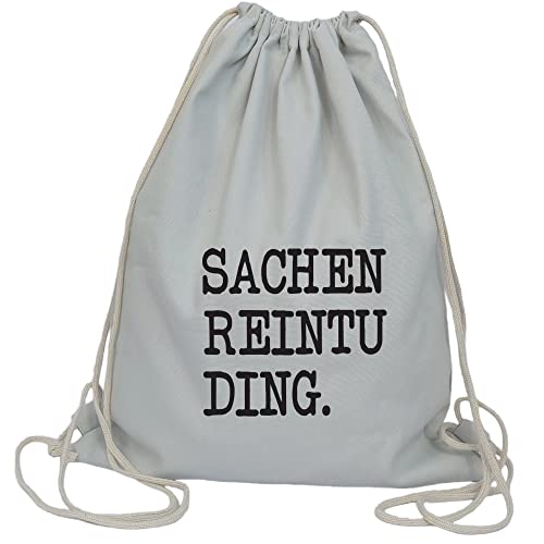 Partybob Spruch-Beutel Sachen Reintu Ding (Hellgrau) von Partybob