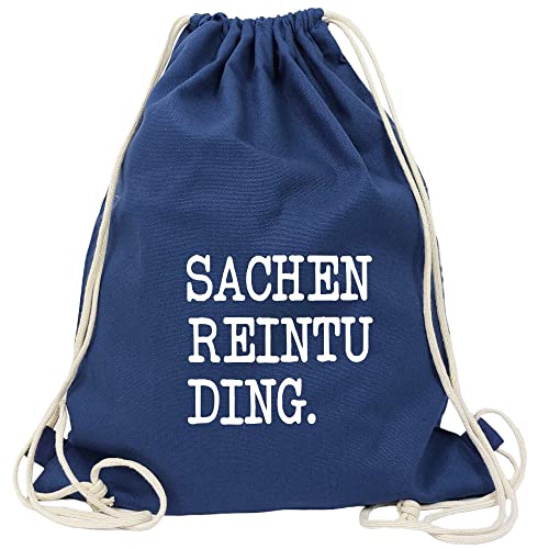 Partybob Spruch-Beutel Sachen Reintu Ding (Navy) von Partybob