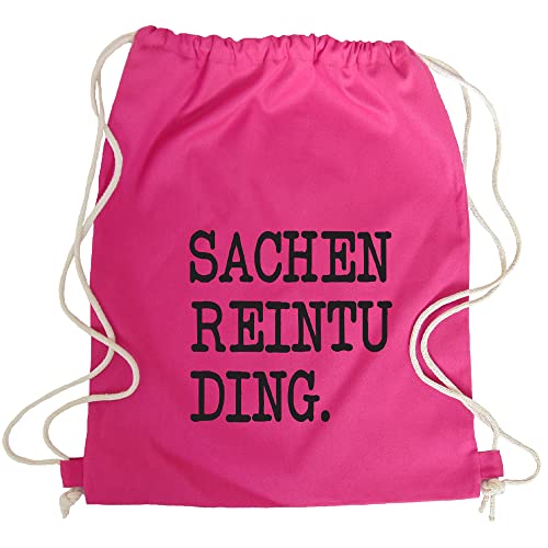 Partybob Spruch-Beutel Sachen Reintu Ding (Pinkfarben) von Partybob