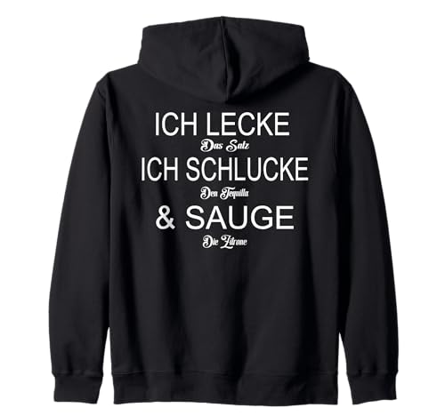 Ich Lecke das Salz Ich Schlucke den Tequilla & Sauge Frauen Kapuzenjacke Ich Lecke das Salz Ich Schlucke den Tequilla & Sauge Frauen Kapuzenjacke von Partykostüm Mädelsabend Geschenk Damen & Frauen