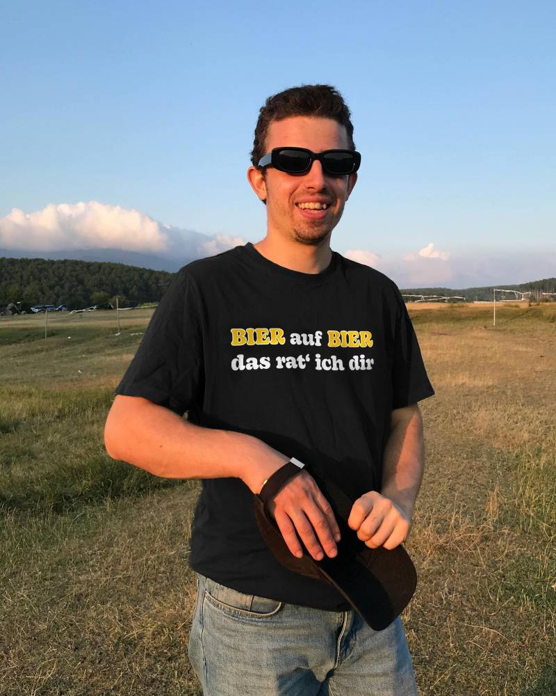 Hochwertiges T-Shirt Mit Lustigem Bier Spruch - Für Malle, Jga & Sauf-Touren | Fun-Shirt Männer Und Frauen Geschenkidee Festival von Partymausshop