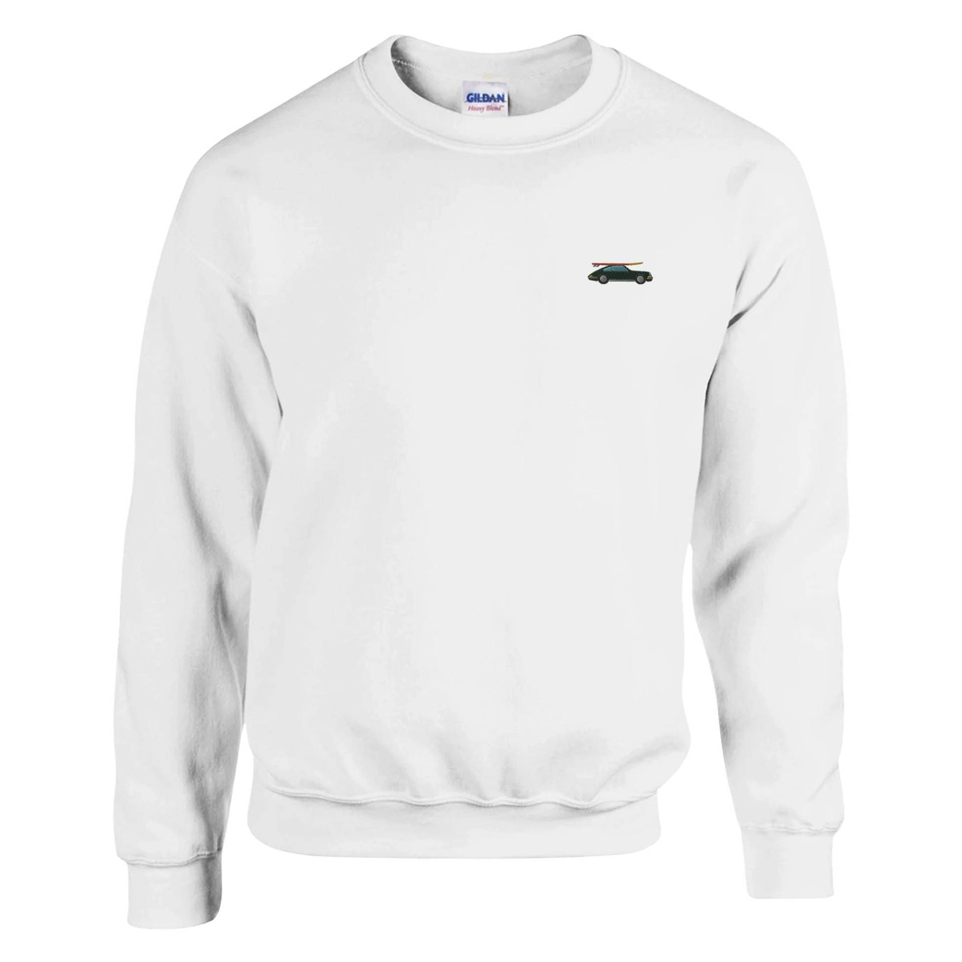 Unisex Pullover Oldtimer Mit Surfbrett von ParvaArteDesign