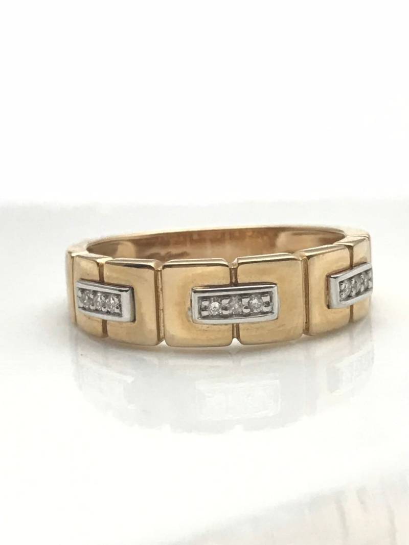 Einzigartige Herren Verlobungsring in 18K Gold, Herrenring Ehering Pinky Ring, Geschenk Für Mann Einzigartige Herren Verlobungsring in 18K Gold, Herrenring Ehering Pinky Ring, Geschenk Für Mann von ParyaniJewelers