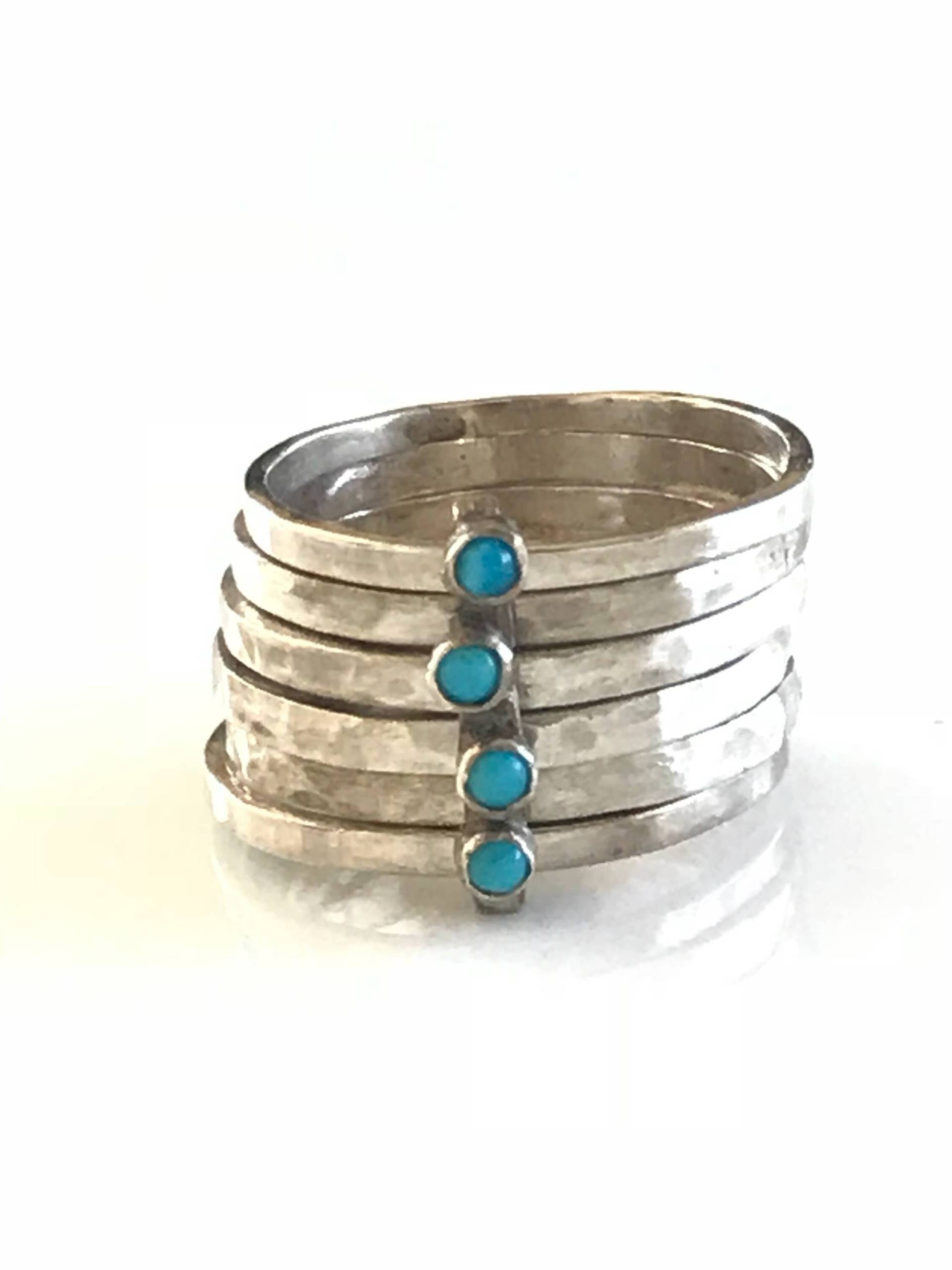 sterling Silber Spinner Ring, Meditation Gebetsring, Fidget Angst Sorgen Ring von ParyaniJewelers