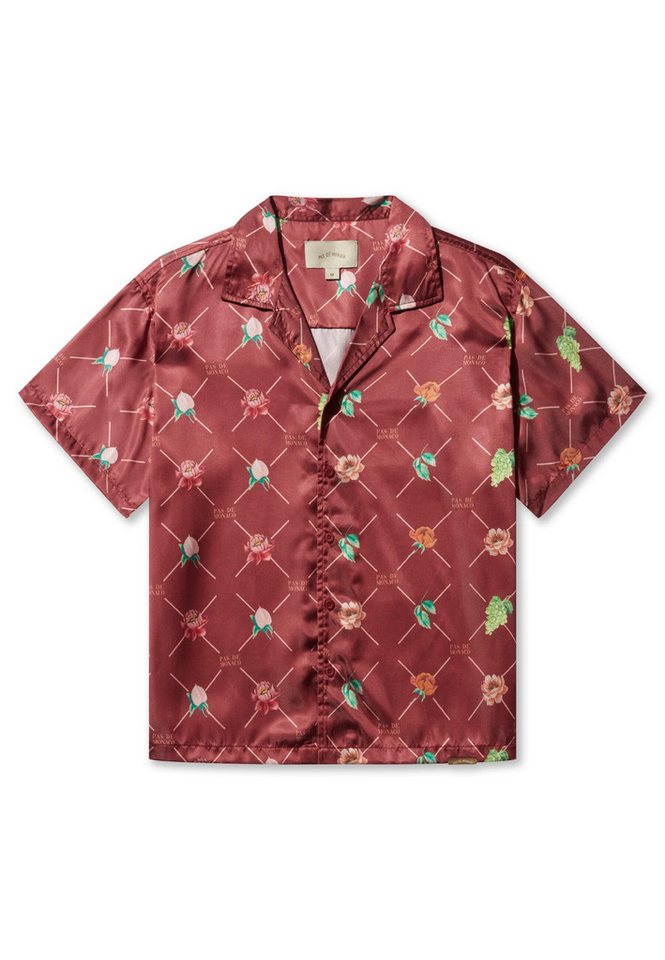 Pas De Monaco Langarmhemd Pas De Monaco FRUIT MONOGRAM CUBAN SHIRT (1-tlg) von Pas De Monaco