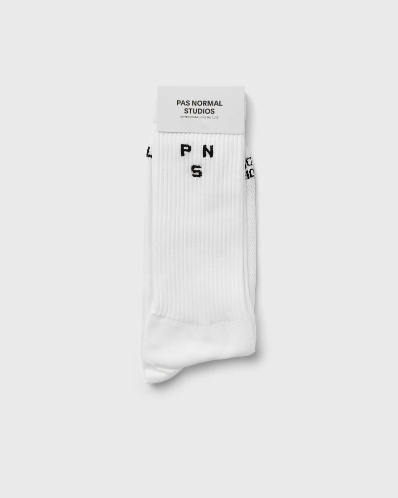 Pas Normal Studios Off-Race Ribbed Socks men Socks white in Größe:L von Pas Normal Studios