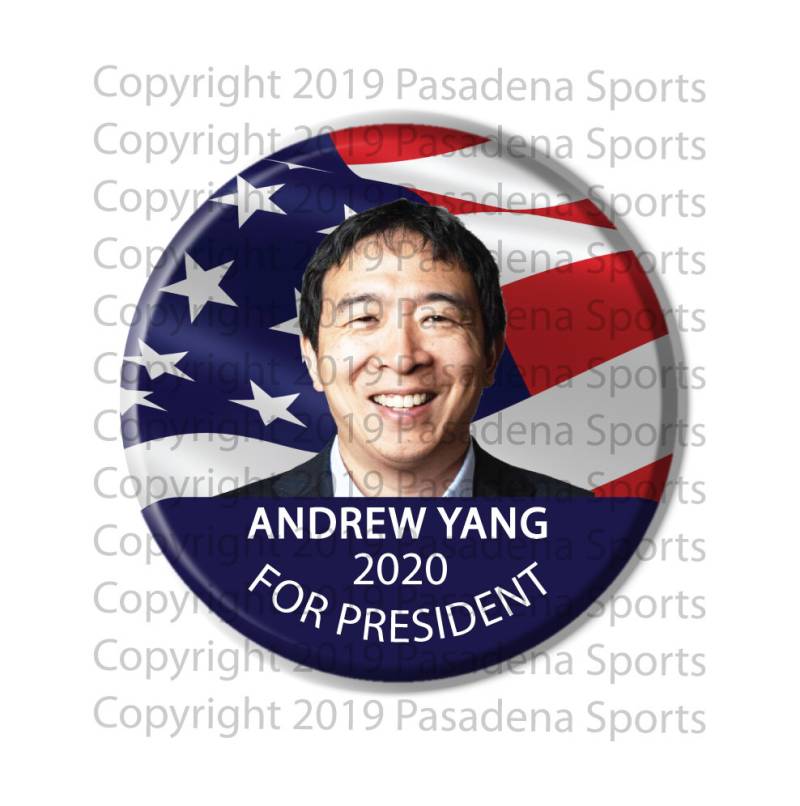 2020 Andrew Yang Für Präsident 2.25" Kampagne-Pin-Button Ayf von PasadenaSports