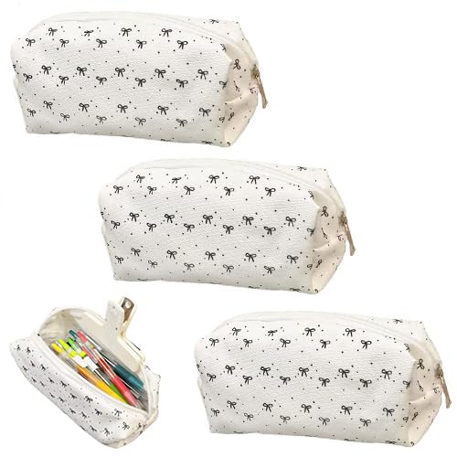 Pasbuteiy 3 Stück Federmäppchen Schleifenmuster, Tragbare Federmäppchen, Mit Reißverschluss, Großem Fassungsvermögen Für Ästhetisches Briefpapier Für Klassenzimmer, Teenager, Kinder, Reisen Pasbuteiy 3 Stück Federmäppchen Schleifenmuster, Tragbare Federmäppchen, Mit Reißverschluss, Großem Fassungsvermögen Für Ästhetisches Briefpapier Für Klassenzimmer, Teenager, Kinder, Reisen von Pasbuteiy