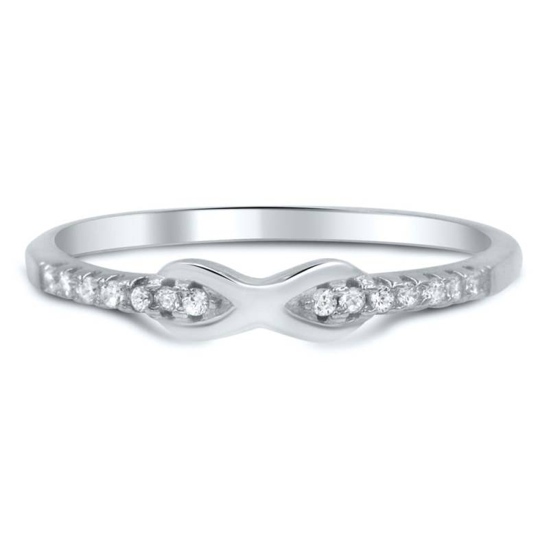 Unendlichkeit Sterling Silber Ding Cz Band, Stapelbar Midi Knuckle Zierliche Infinity Ring, Trendy Fashion Style Delikat Petite Unendlichkeit Sterling Silber Ding Cz Band, Stapelbar Midi Knuckle Zierliche Infinity Ring, Trendy Fashion Style Delikat Petite von Pascollato