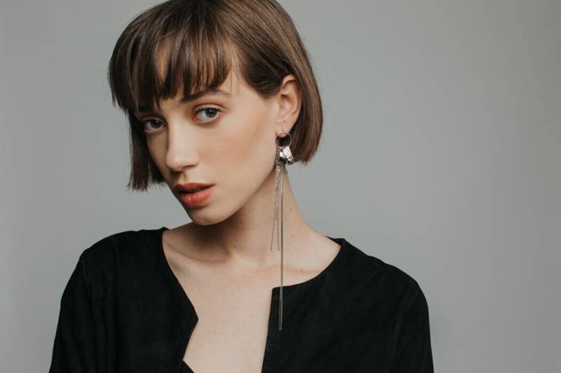 Extra Lange Sterling Silber Ohrringe, Geometrisch Boho von PashJewel