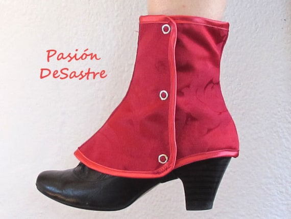 Polainas Bajas Victorianas Brocado Steampunk Metal Única Damaso Polainas Bajas Victorianas Brocado Steampunk Metal Única Damaso von PasiondeSastre