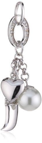 Pasionista Anhänger Zahn & Herz Sterling Silber 925 mit Zirkonia-Steinen 602554 Pasionista Anhänger Zahn & Herz Sterling Silber 925 mit Zirkonia-Steinen 602554 von Pasionista