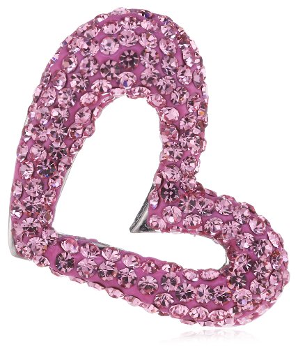 Pasionista Damen-Anhänger Herzen mit rosa Kristallen 925 Sterling Silber 608112 Pasionista Damen-Anhänger Herzen mit rosa Kristallen 925 Sterling Silber 608112 von Pasionista
