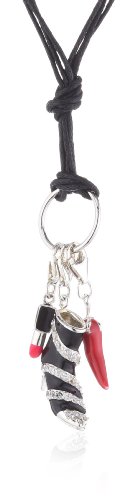 Pasionista Damencollier Sterling-Silber 925 mit Zirkonia-Steinen Charms 45cm 602387 Pasionista Damencollier Sterling-Silber 925 mit Zirkonia-Steinen Charms 45cm 602387 von Pasionista
