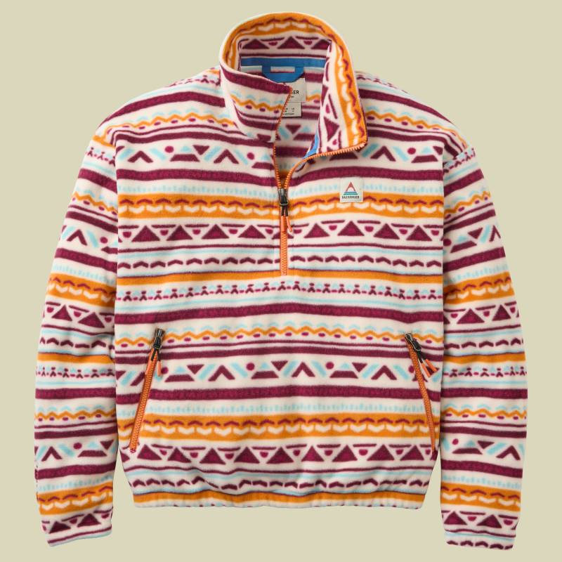 Ayla Recycled Micro Polartec Fleece Women M mehrfarbig - geo tracks birch von Passenger