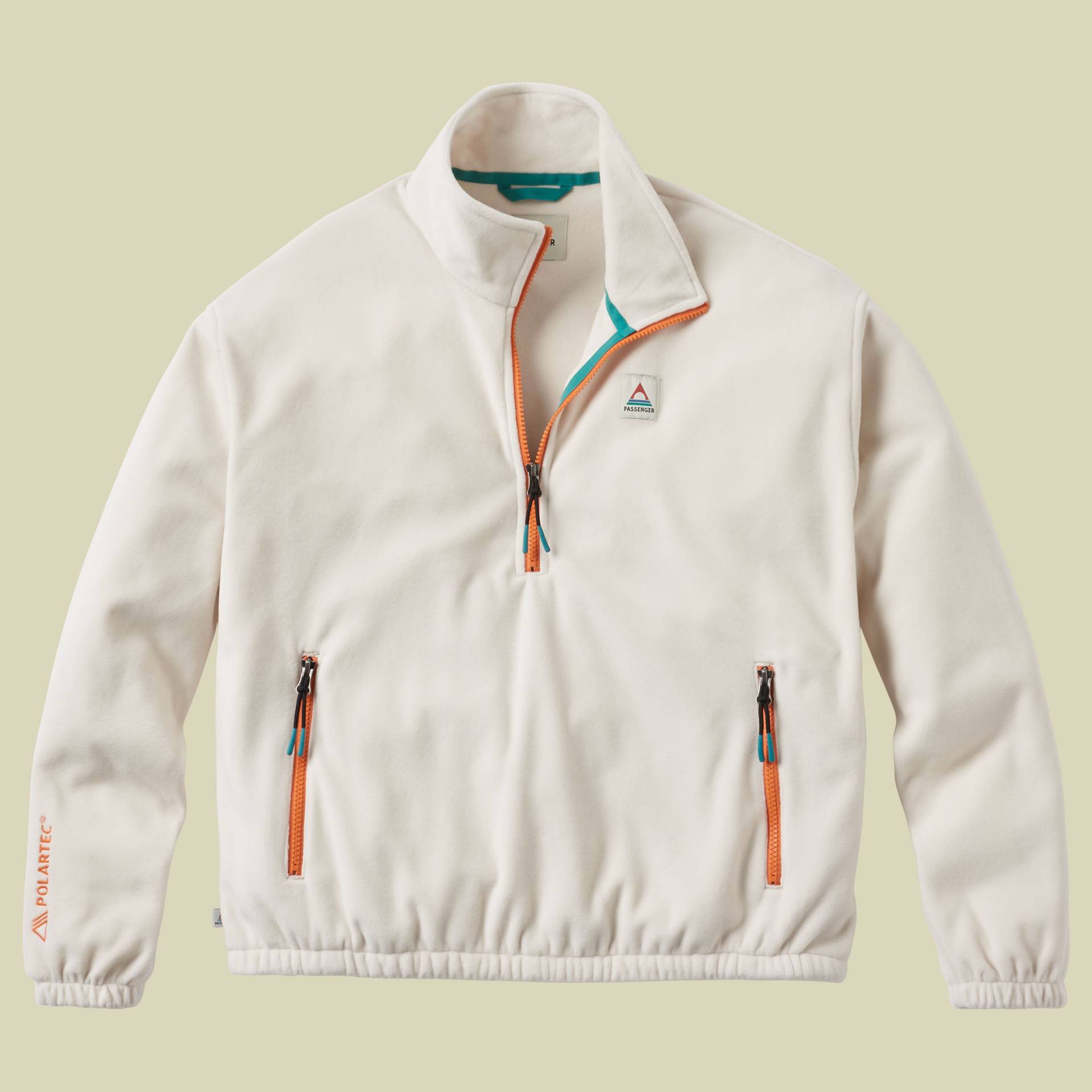 Ayla Recycled Micro Polartec Fleece Women XS weiß - vintage white von Passenger