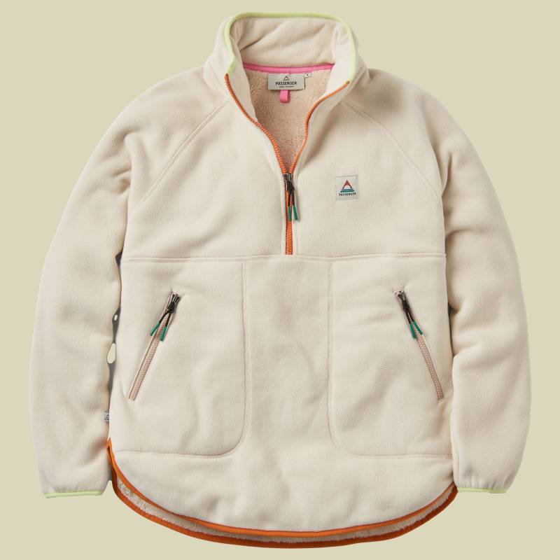 Folksy Recycled Sherpa Fleece Women M beige - oat von Passenger