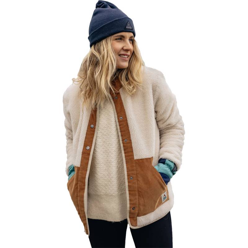 Passenger Damen Fleecejacke Clover 2.0 Recycled Sherpa Fleece von Passenger