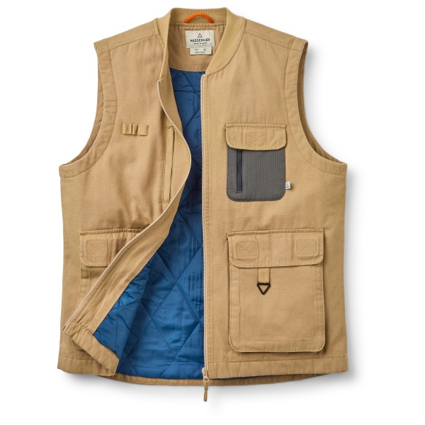 Passenger - Explorers Organic Cotton Canvas Vest - Kunstfaserweste Gr XXL beige von Passenger