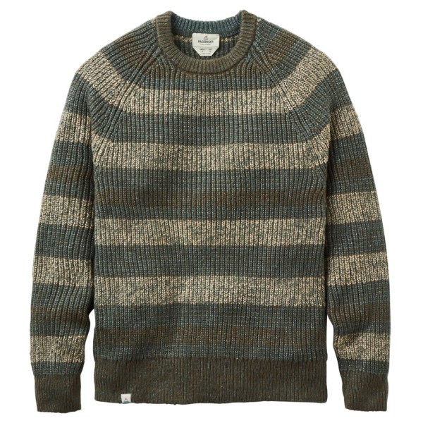 Passenger - Fog Recycled Knitted Jumper - Pullover Gr XL oliv von Passenger