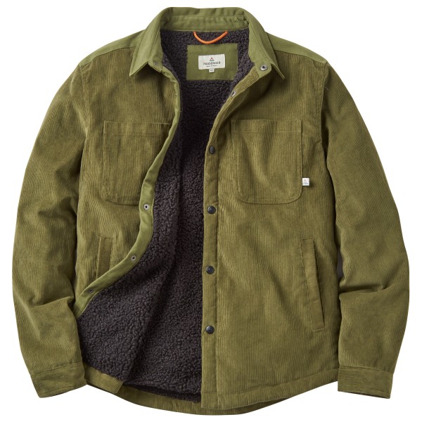 Passenger - Kodiak 2.0 Sherpa Lined Cord Overshirt - Hemd Gr L oliv von Passenger
