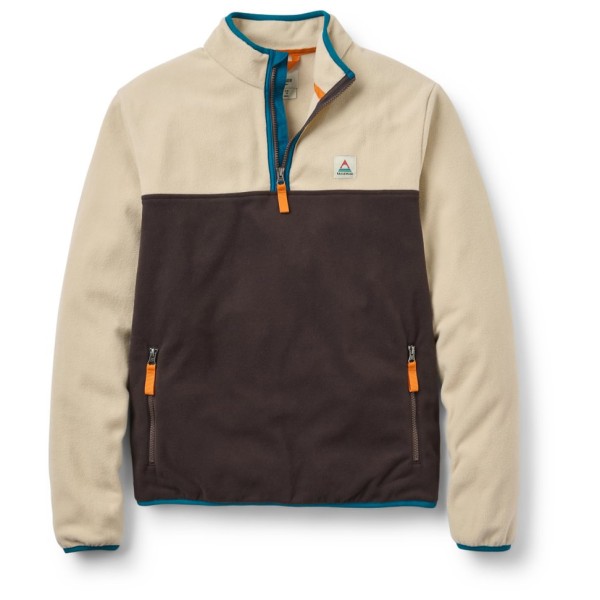 Passenger - Set Off Recycled Polar 1/4 Zip Fleece - Fleecejacke Gr XXL beige von Passenger