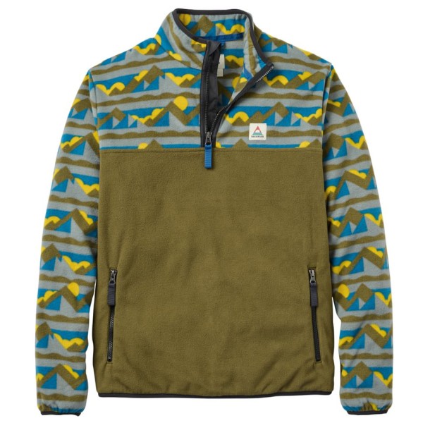 Passenger - Set Off Recycled Polar 1/4 Zip Fleece - Fleecejacke Gr XXL oliv von Passenger