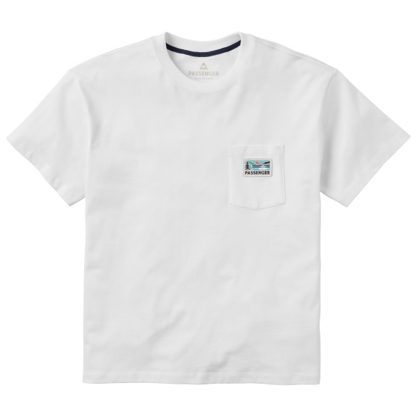 Passenger - Sunset Textured Relaxed T-Shirt - T-Shirt Gr M weiß von Passenger