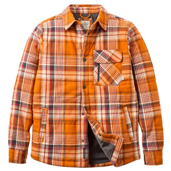 Passenger - Taranaki Quilted Overshirt - Freizeitjacke Gr L orange von Passenger