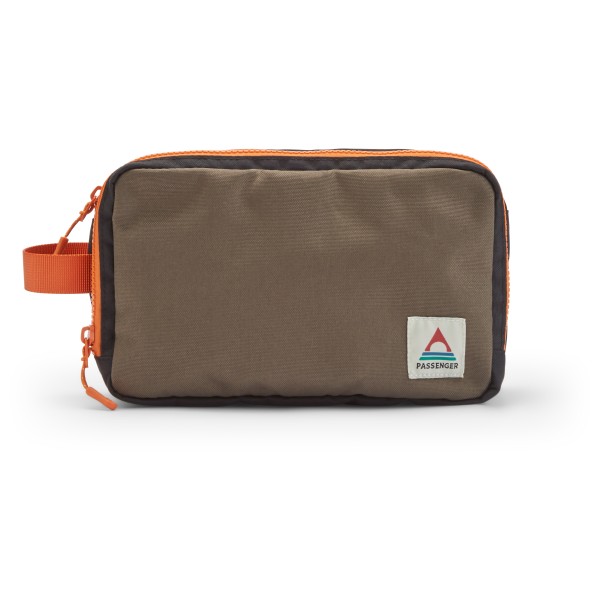Passenger - Travel Recycled Wash Kit - Kulturbeutel Gr One Size schwarz/ khaki von Passenger