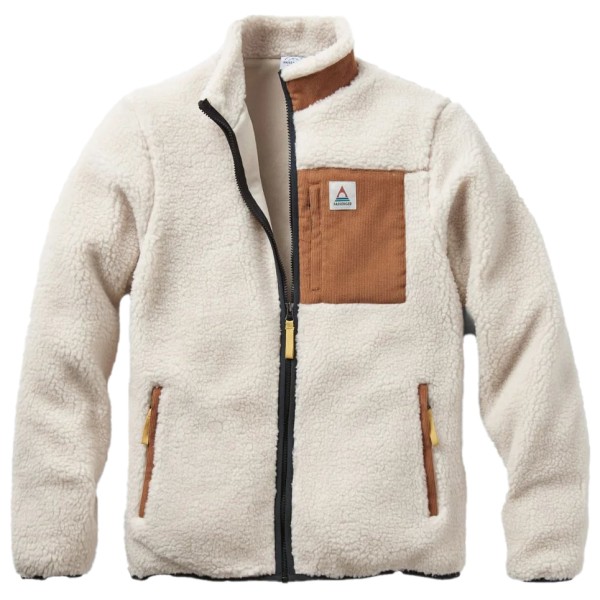Passenger - Trekker Recycled Deep-Pile Sherpa Fleece - Fleecejacke Gr L beige von Passenger