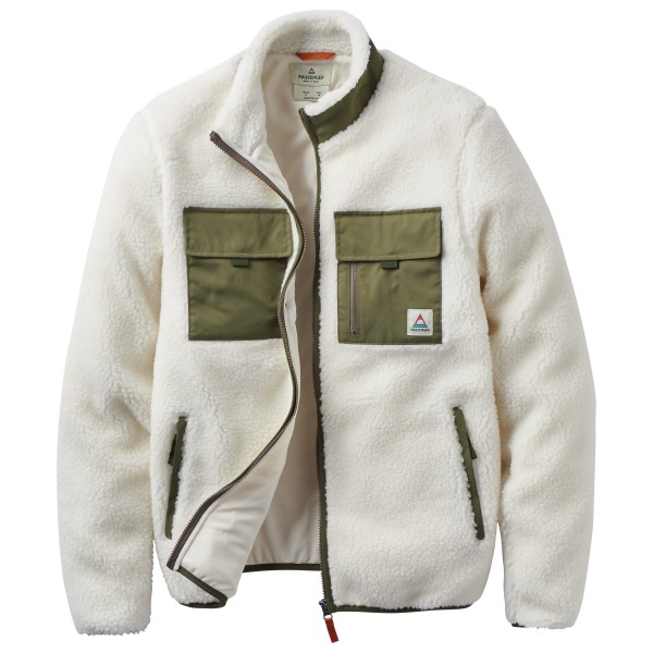 Passenger - Valiant Deep Pile Fleece - Freizeitjacke Gr L grau von Passenger