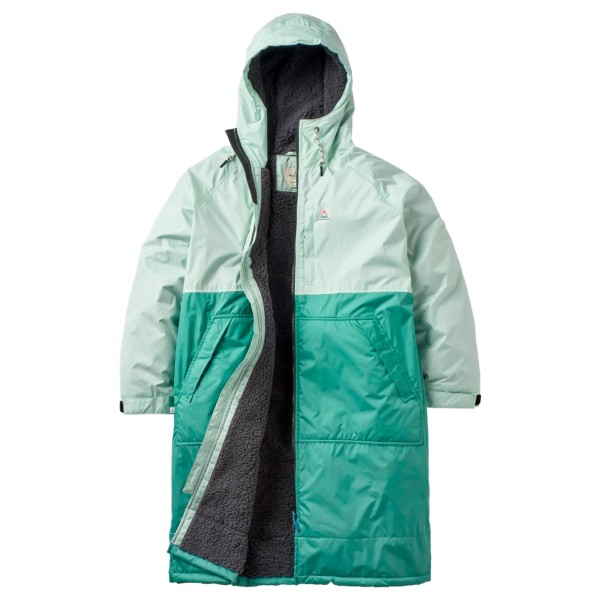 Passenger - Waves Recycled Sherpa Lined Changing Robe - Surf Poncho Gr M türkis von Passenger