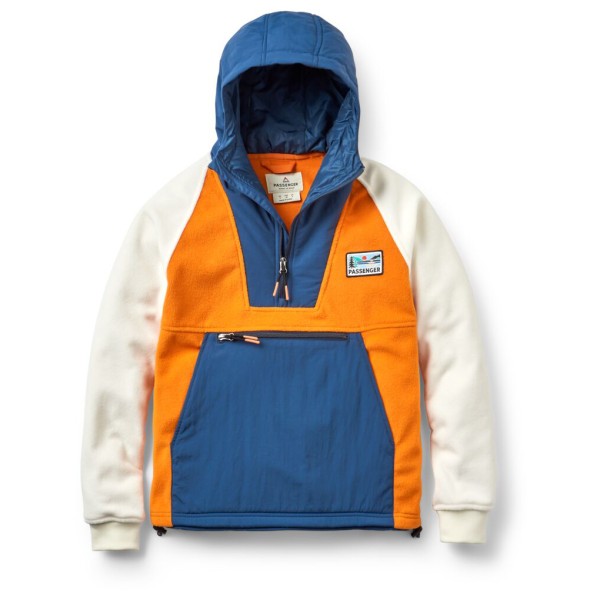 Passenger - Women's Alexander Recycled Polar Hooded Fleece - Fleecepullover Gr XXL blau von Passenger