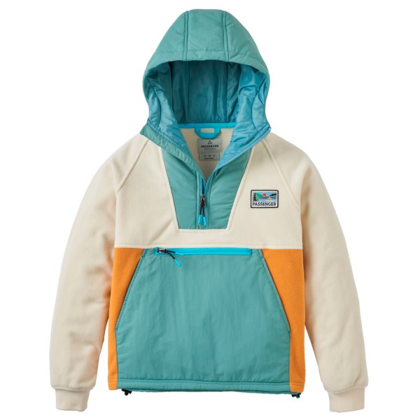 Passenger - Women's Bryni Recycled Hooded Polar Fleece - Fleecepullover Gr L türkis von Passenger