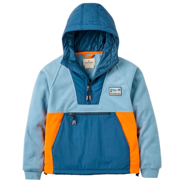 Passenger - Women's Bryni Recycled Hooded Polar Fleece - Fleecepullover Gr XL blau von Passenger